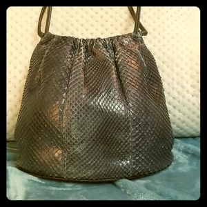 🌝 Vintage Bally Snakeskin Handbag
